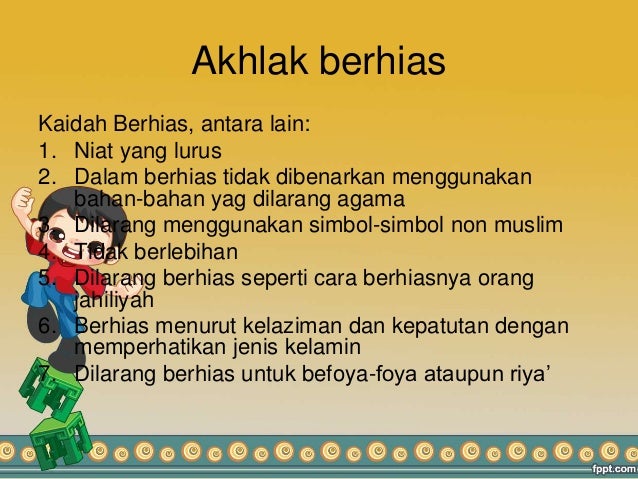 Tata Cara Berpakaian Dan Berhias Dlm Islam
