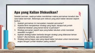Berpikir Komputasional,materi informatika kelas 10