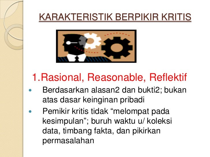 Berpikir Kritis Dalam Keperawatan