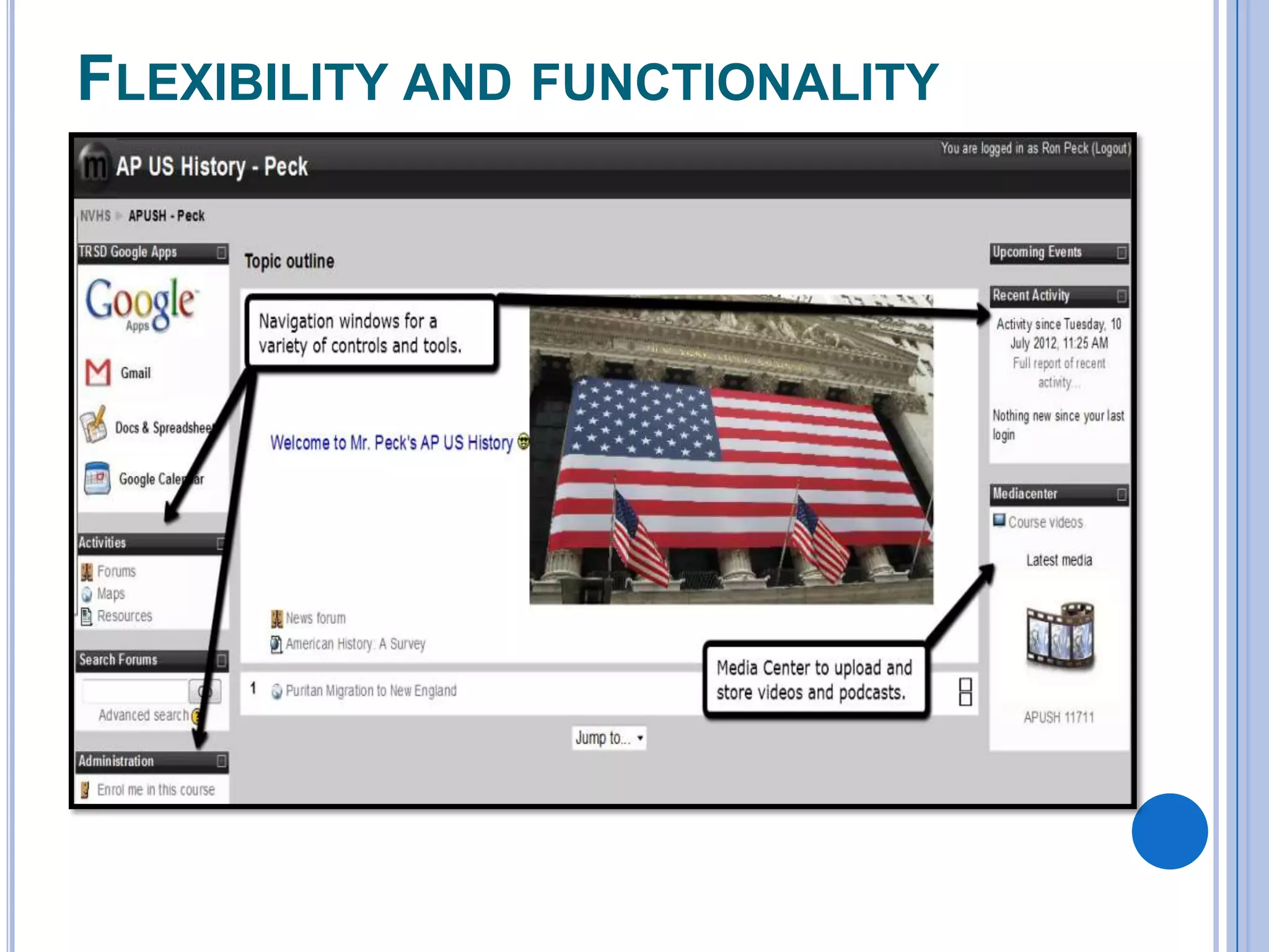 FLEXIBILITY AND FUNCTIONALITY
 