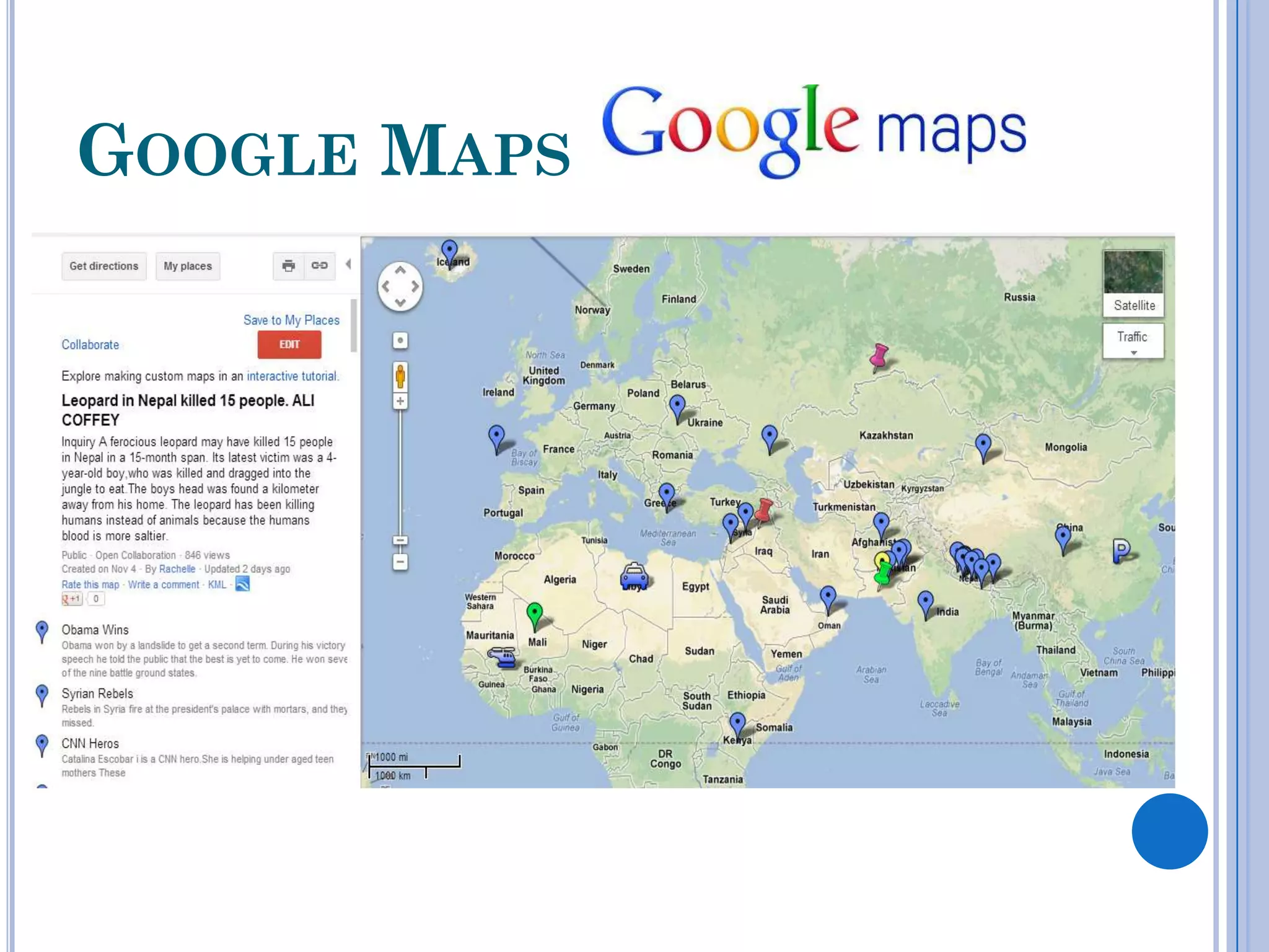 GOOGLE MAPS
 