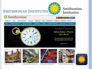 SMITHSONIAN INSTITUTION
 