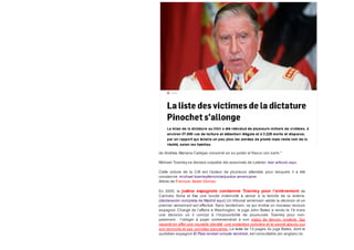 de Andrea. Mariana Callejas conservó en su poder el frasco con sarín."
Michael Townley se declara culpable del asesinato de Letelier: leer articulo aqui.
Cette ordure de la CIA est l'auteur de plusieurs attentats pour lesquels il a été
condamné. michael townley/terroriste/justice americaine
Article de Francois Xavier Gomez
En 2005, la justice espagnole condamne Townley pour l’enlèvement de
Carmelo Soria et fixe une lourde indemnité à verser à la famille de la victime.
(declaraciòn completa de Madrid aqui) Un tribunal américain valide la décision et un
premier versement est effectué. Sans lendemain, ce qui motive un nouveau recours
espagnol. Chargé de l’affaire à Washington, le juge John Bates a rendu le 19 mars
une décision où il conclut à l’impossibilité de poursuivre Townley pour non-
paiement : l’obliger à payer contreviendrait à son statut de témoin protégé. Qui
garantit en effet une nouvelle identité, une protection policière et le secret absolu sur
son domicile et ses comptes bancaires. Le texte de 13 pages du juge Bates, dont le
quotidien espagnol El País rendait compte vendredi, est consultable (en anglais) ici.
 