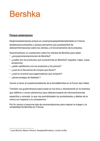 Bershka empresa