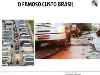 2017 Direitos Reservados
PAULO ROBERTO BERTAGLIA
O FAMOSO CUSTO BRASIL
…
 