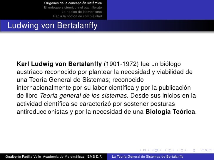 KARL LUDWIG VON BERTALANFFY TEORIA GENERAL DE SISTEMAS PDF KARL LUDWIG VON BERTALANFFY TEORIA GENERAL DE SISTEMAS PDF