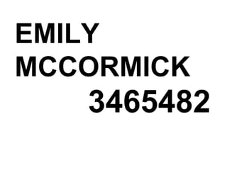 EMILY MCCORMICK 3465482 