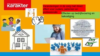 Veranderingen in de zorg met direct
effect voor ouders, patienten en
professionals Effecten op bedrijfsvoering en
bekostiging
 