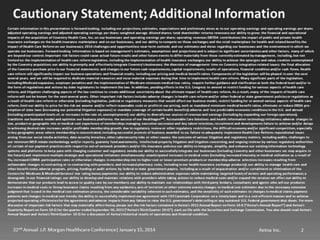 Mark Bertolini of Aetna at JP Morgan Healthcare 2014