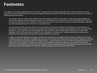 Mark Bertolini of Aetna at JP Morgan Healthcare 2014