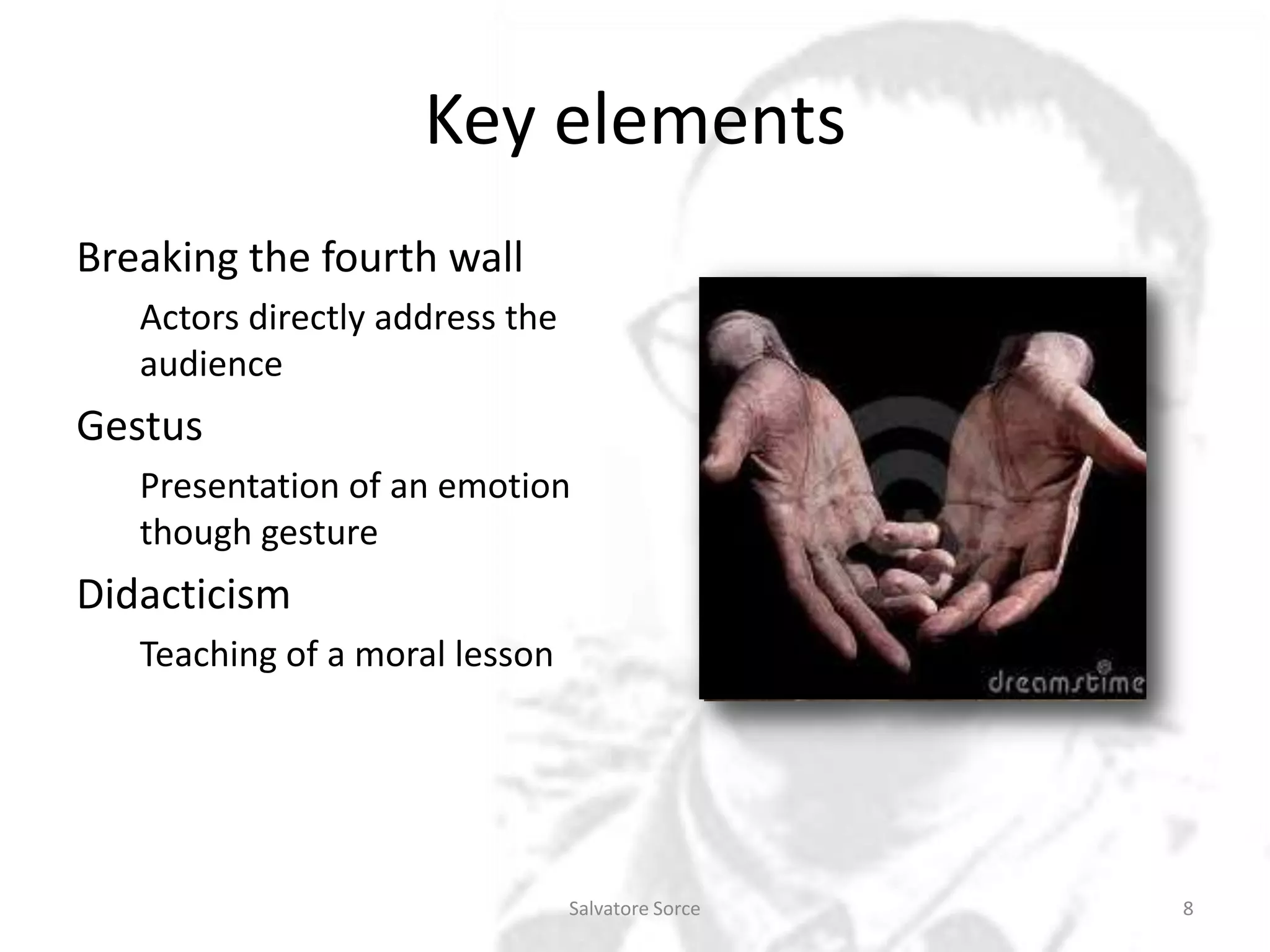 Bertolt Brecht Epic Theatre | PPTX