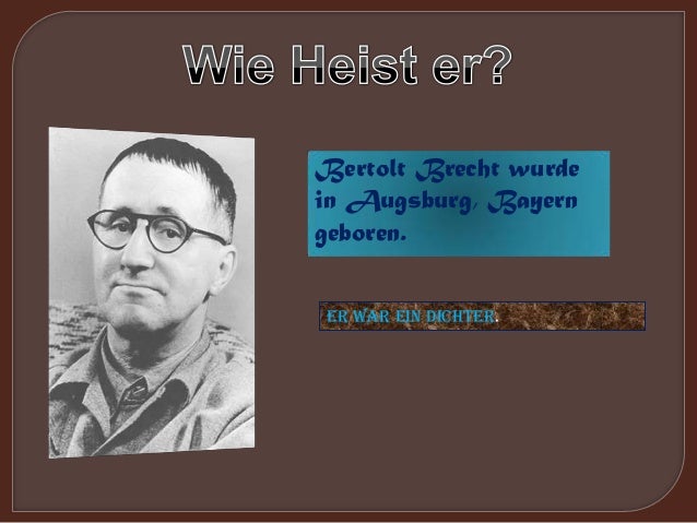 Bertolt Brecht Und Albert Einstein