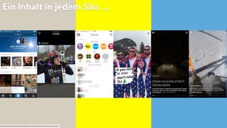 Ein Inhalt in jedem Silo …
http://www.theawl.com/2016/02/been-stuck-at-99-percent-for-like-a-year
 