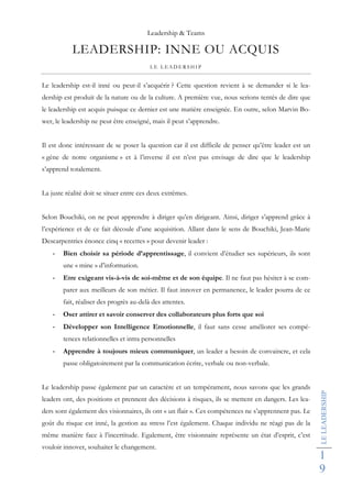 Bertrand Meslier Leadership