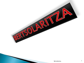 Bertsolaritza 