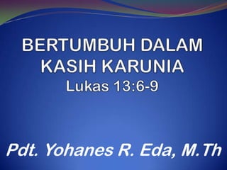 Pdt. Yohanes R. Eda, M.Th
 