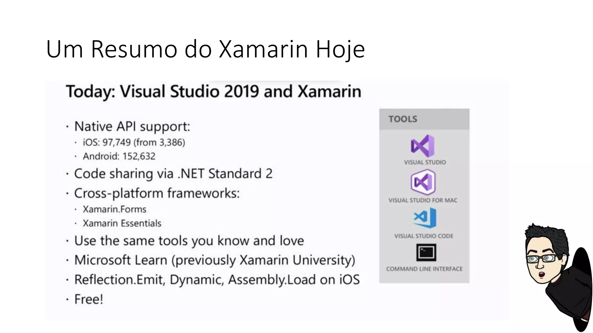 Um Resumo do Xamarin Hoje
 