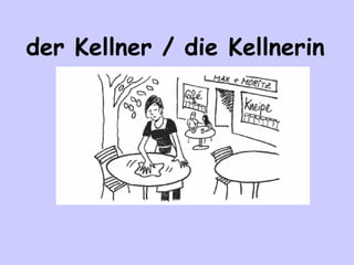 der Kellner / die Kellnerin

 