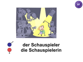 der Schauspieler die Schauspielerin 
