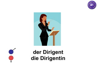 der Dirigent die Dirigentin 