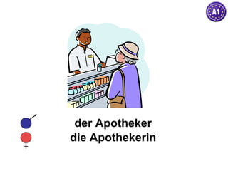 der Apotheker die Apothekerin 