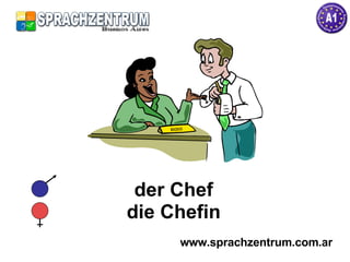 der Chef die Chefin www.sprachzentrum.com.ar 