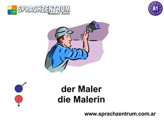 der Maler die Malerin www.sprachzentrum.com.ar 