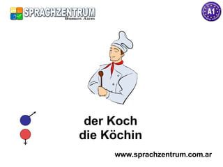 der Koch die Köchin www.sprachzentrum.com.ar 