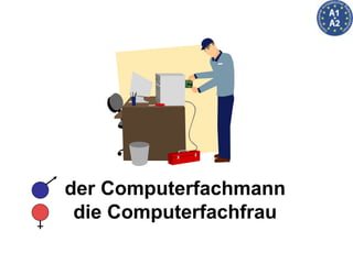 der Computerfachmann die Computerfachfrau 