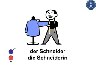 der Schneider die Schneiderin 