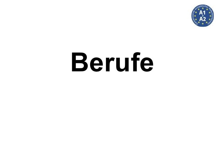 Berufe Teil 2