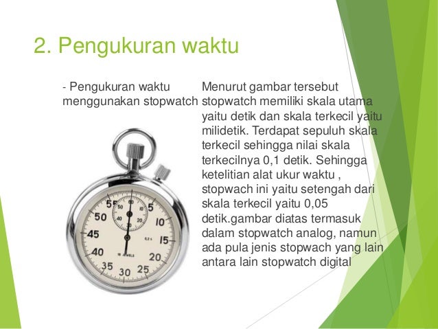 Alat Ukur Waktu Dan Cara Penggunaannya