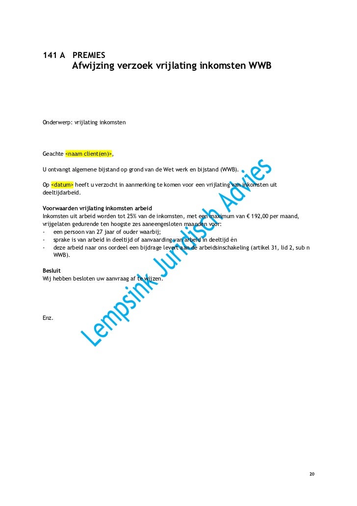 Voorbeeldbrief Afwijzing Offerte Aanvraag - Loretta Williams Letter