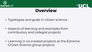 The role of learning in community science and citizen science | PDF