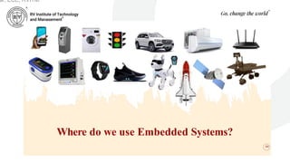 Where do we use Embedded Systems?
04
ar, ECE, RVITM
 
