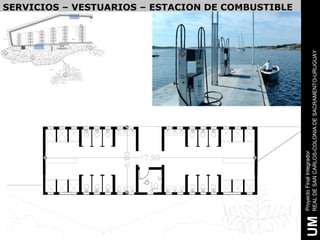 SERVICIOS – VESTUARIOS – ESTACION DE COMBUSTIBLE




     Proyecto Final Integrador
UM   REAL DE SAN CARLOS-COLONIA DE SACRAMENTO-URUGUAY
 