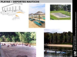 PLAYAS – DEPORTES NAUTICOS




     Proyecto Final Integrador
UM   REAL DE SAN CARLOS-COLONIA DE SACRAMENTO-URUGUAY
 