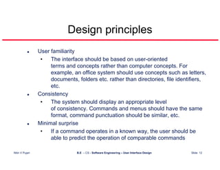 User Interface Design