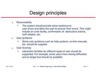 User Interface Design