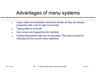 User Interface Design