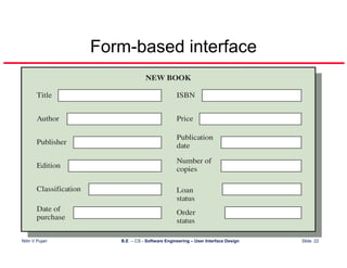 User Interface Design