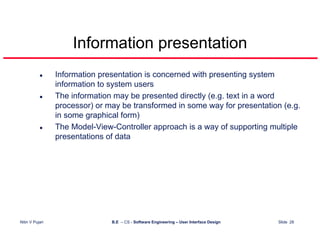 User Interface Design