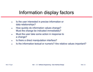 User Interface Design