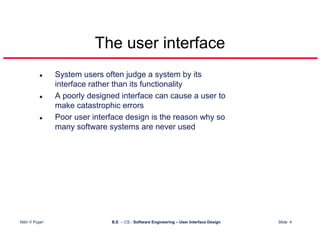 User Interface Design