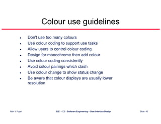 User Interface Design