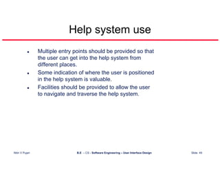 User Interface Design