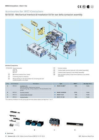 Contactor Feeder Module Be siemens price list 03 02-2012 | PDF