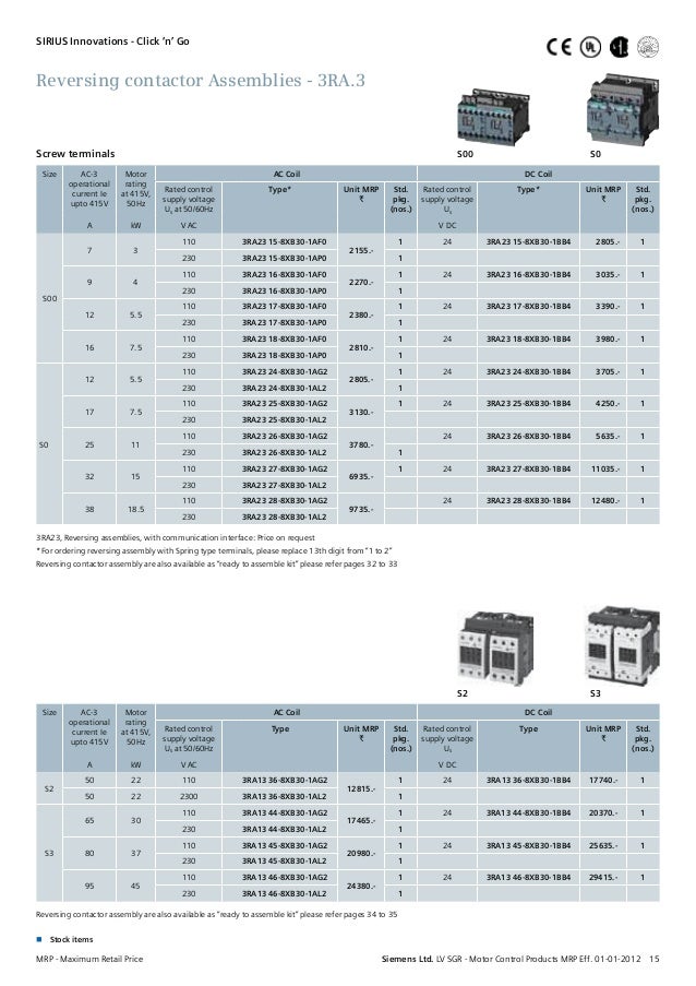 Be siemens price list 03 022012