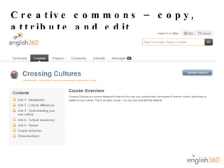 Creative commons – copy, attribute and edit 