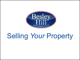Selling Your Property
 